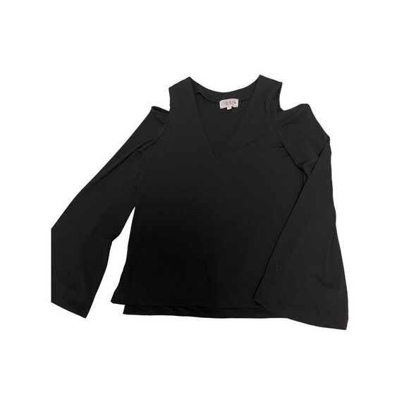 Feel the Piece Terre Jacobs Black Rue Cold Shoulder Top XS Small - Picture 4 of 5
